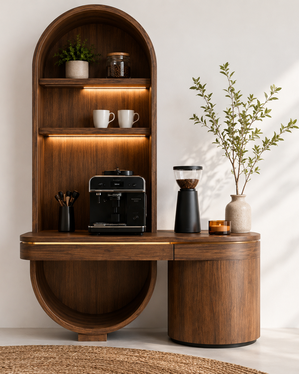 Le Ritual Coffee Bar | Wooden Coffee Station