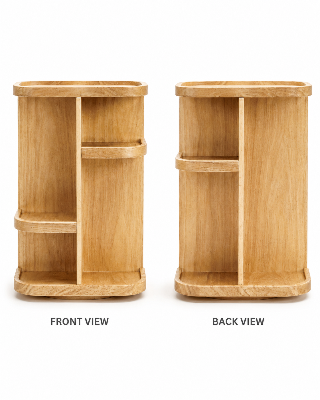 Le Carrousel Beauté | 360° Wooden Skincare & Makeup Organizer