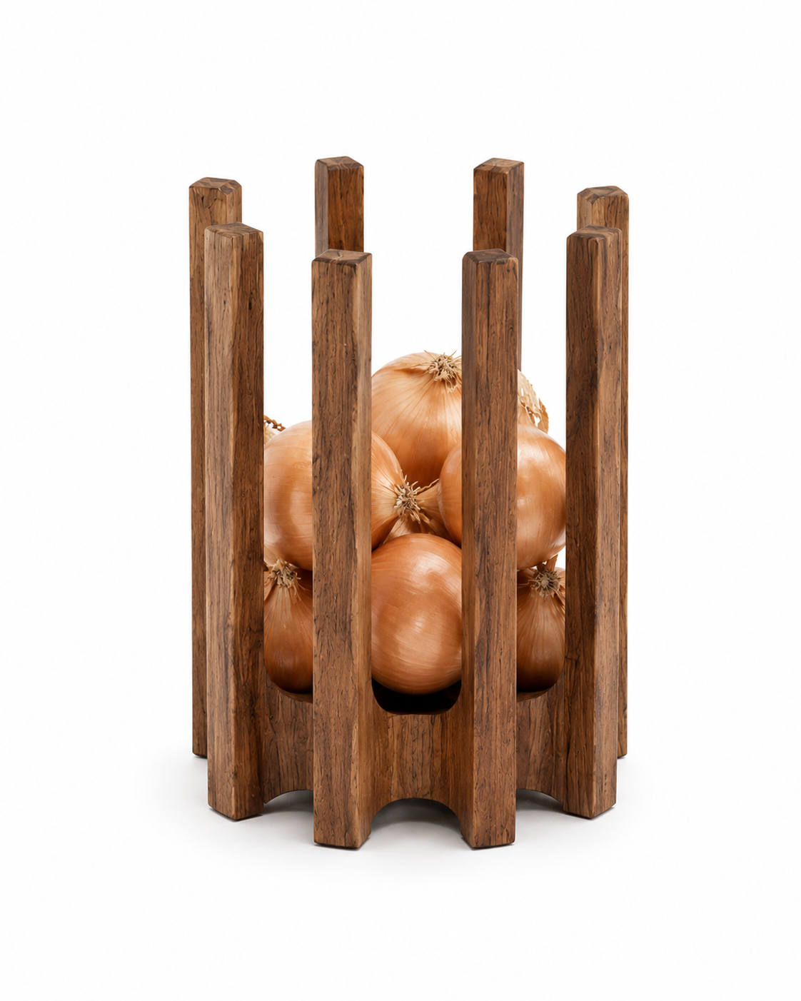 Le Pantry Nest | Wooden Onion & Potato Storage Holder