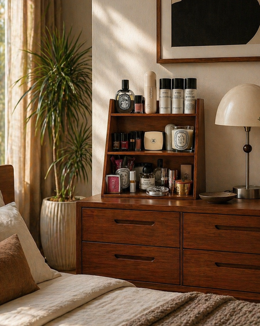 Le Beauty Shelf | Wooden Vanity Organizer
