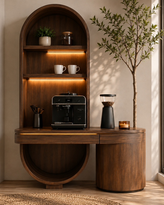Le Ritual Coffee Bar | Wooden Coffee Station