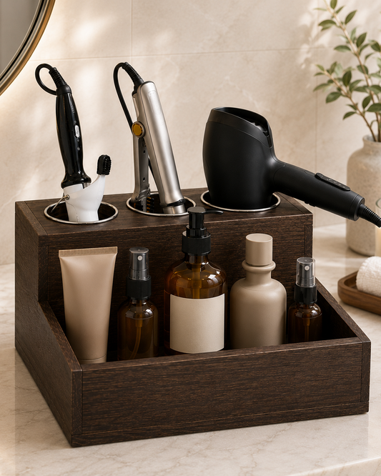 Le Beauty Ritual | Wooden Vanity Organizer