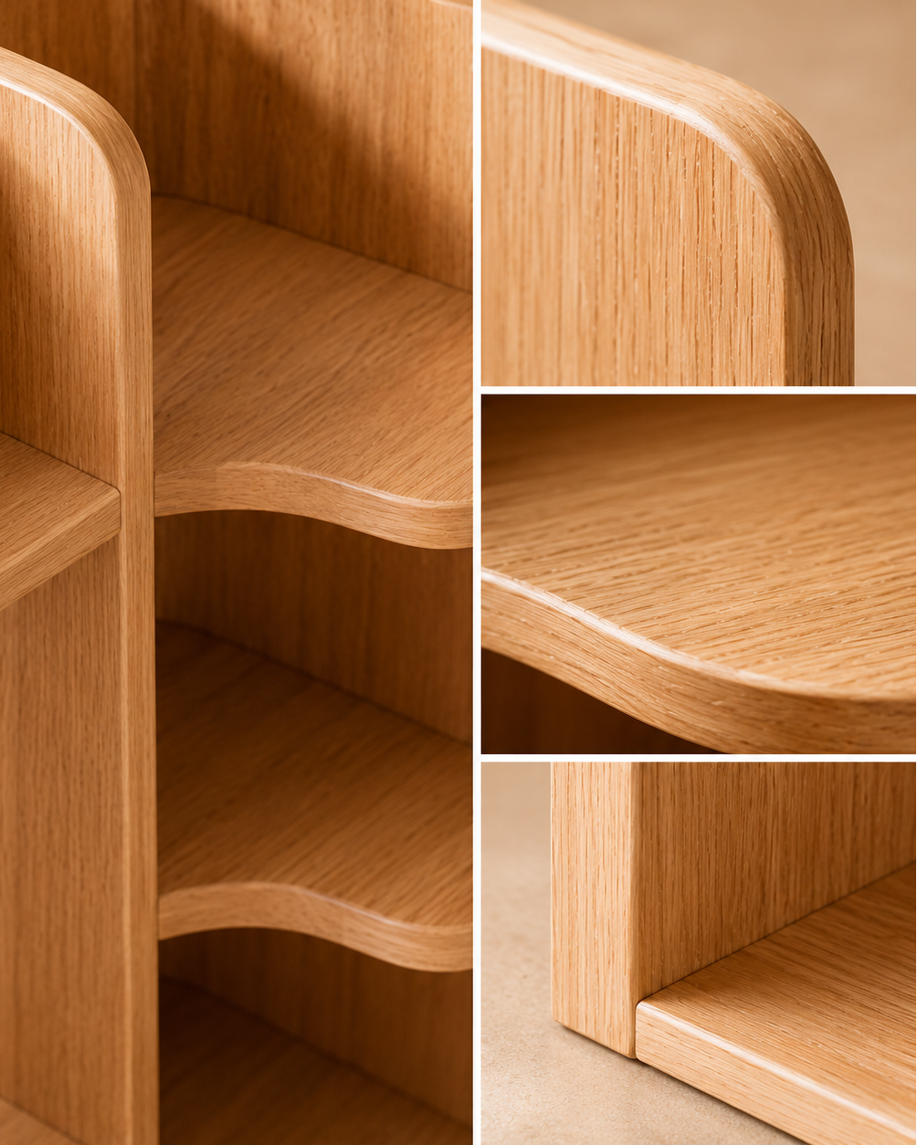 Le Vanity Nook | Wooden Makeup & Skincare Organizer