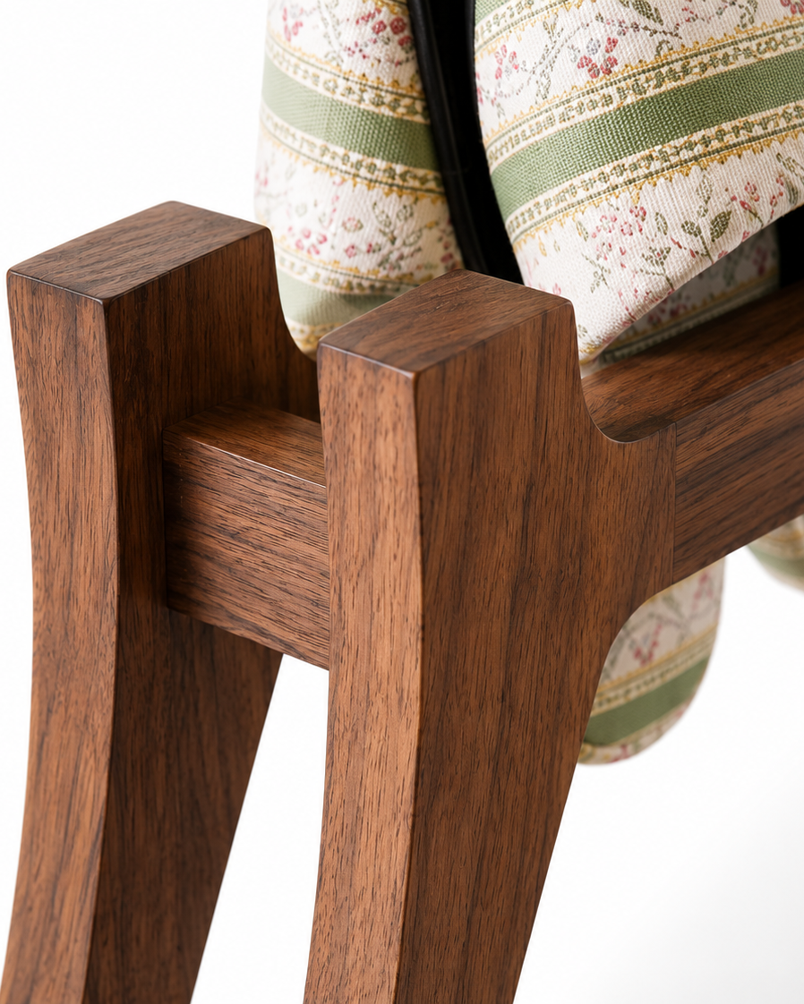 Le Lounge Perch | Wooden Slippers Display Stand
