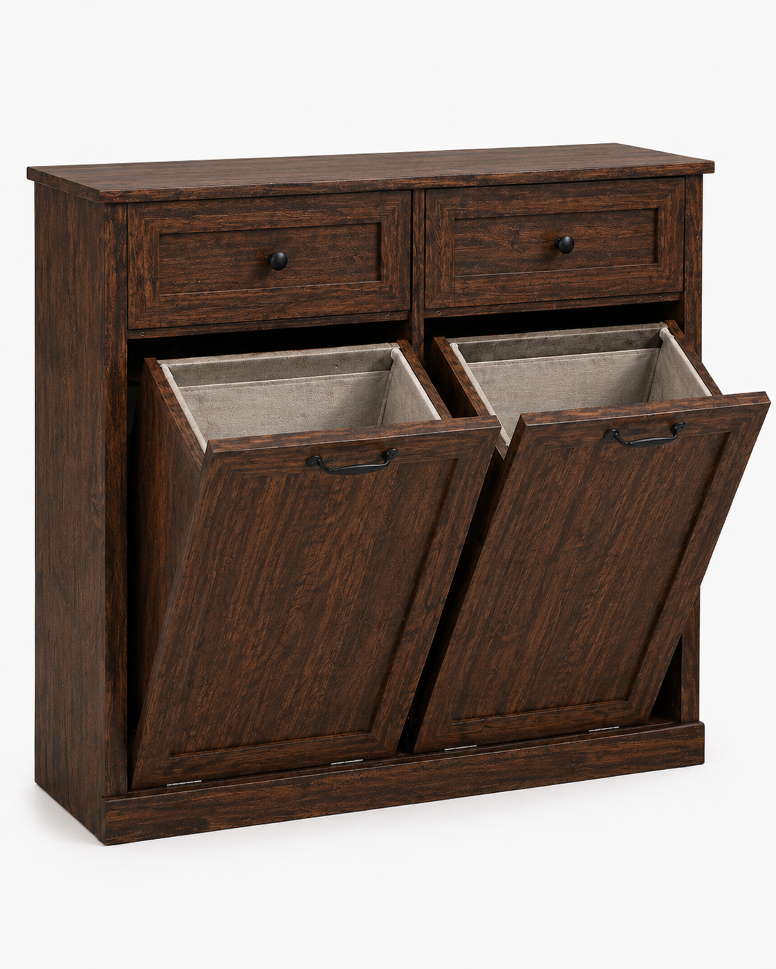 Le Laundry Hideaway | Wooden Laundry Basket Cabinet
