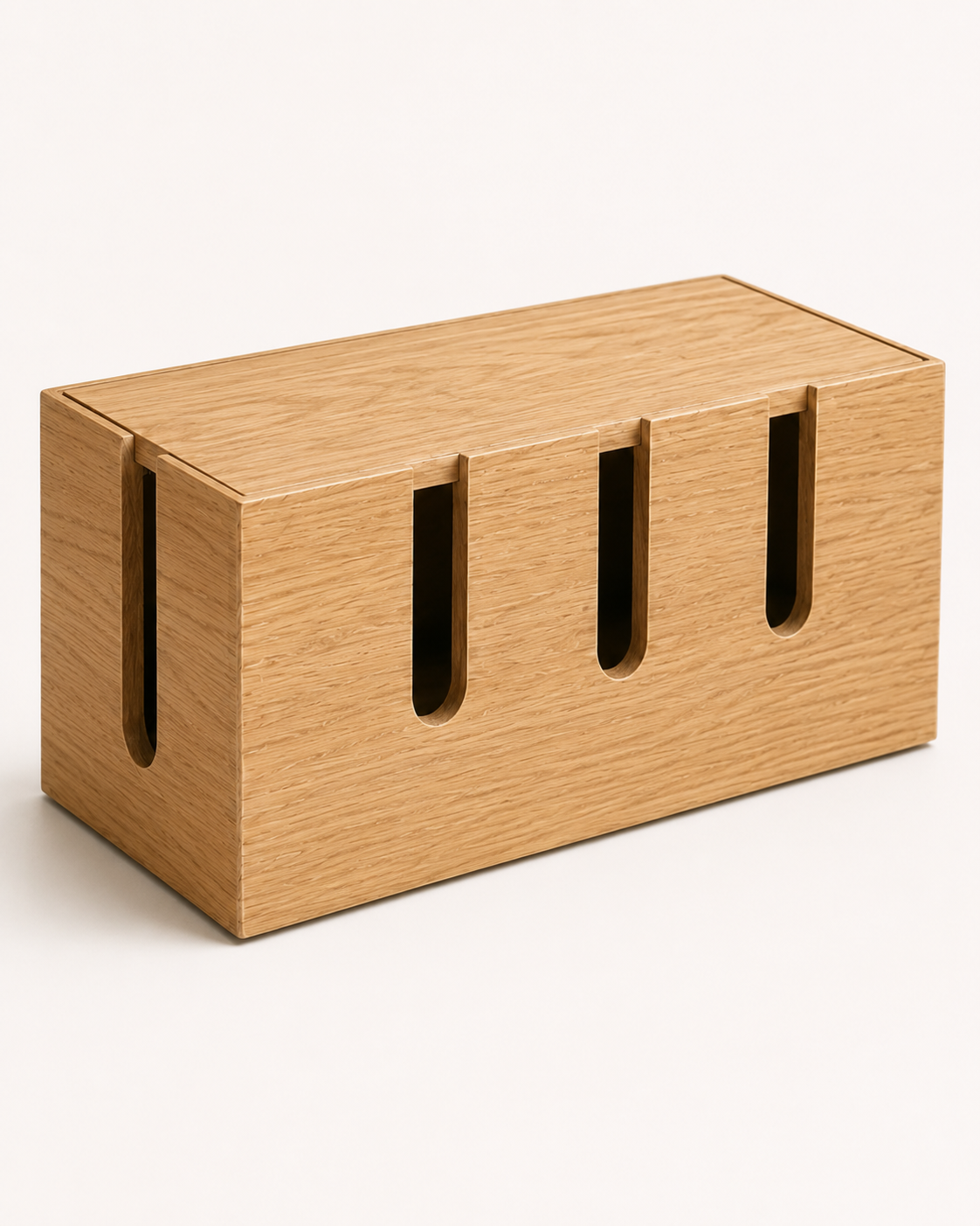 Le Cable Box | Wooden Charging Station Organizer