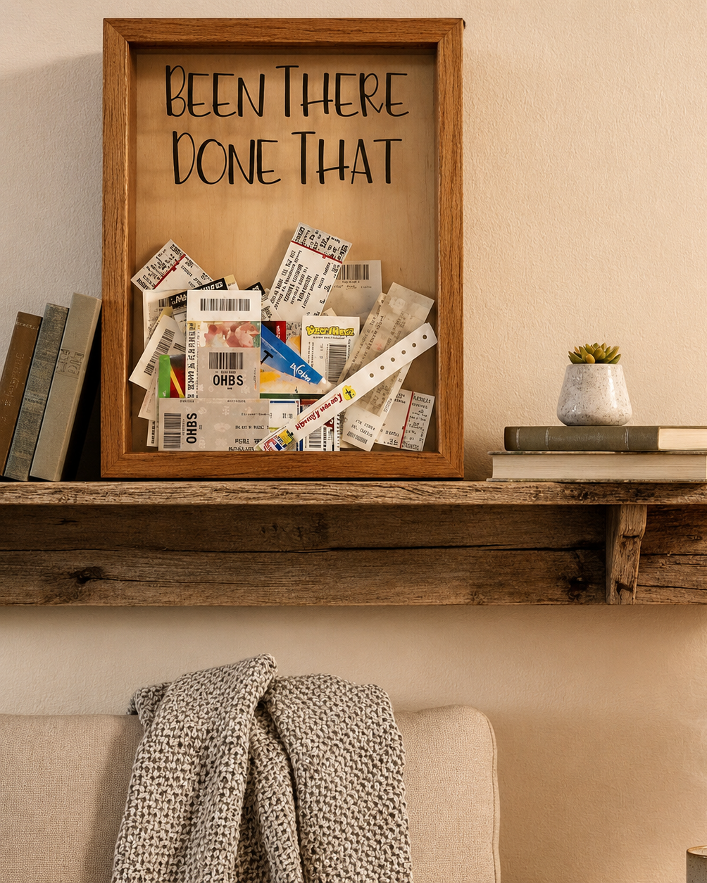 Le Memory Box | Ticket & Keepsake Display Frame