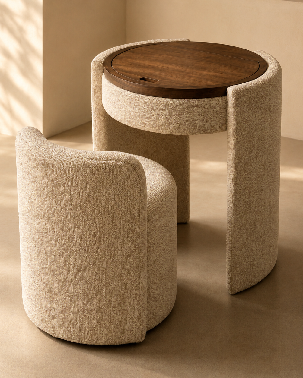 Le Vanity Secret | Hidden Makeup Storage Ottoman