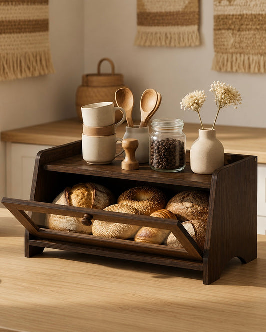 Le Daily Loaf | Wooden Bread Storage Box