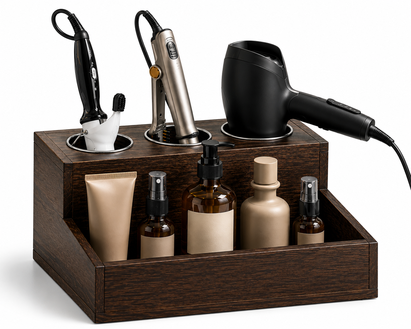 Le Beauty Ritual | Wooden Vanity Organizer