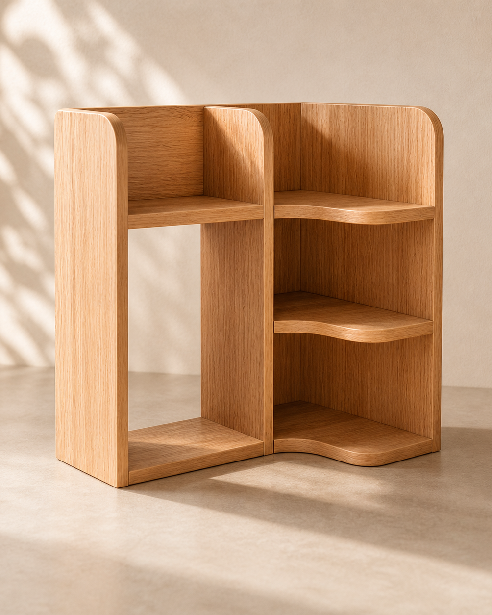 Le Vanity Nook | Wooden Makeup & Skincare Organizer