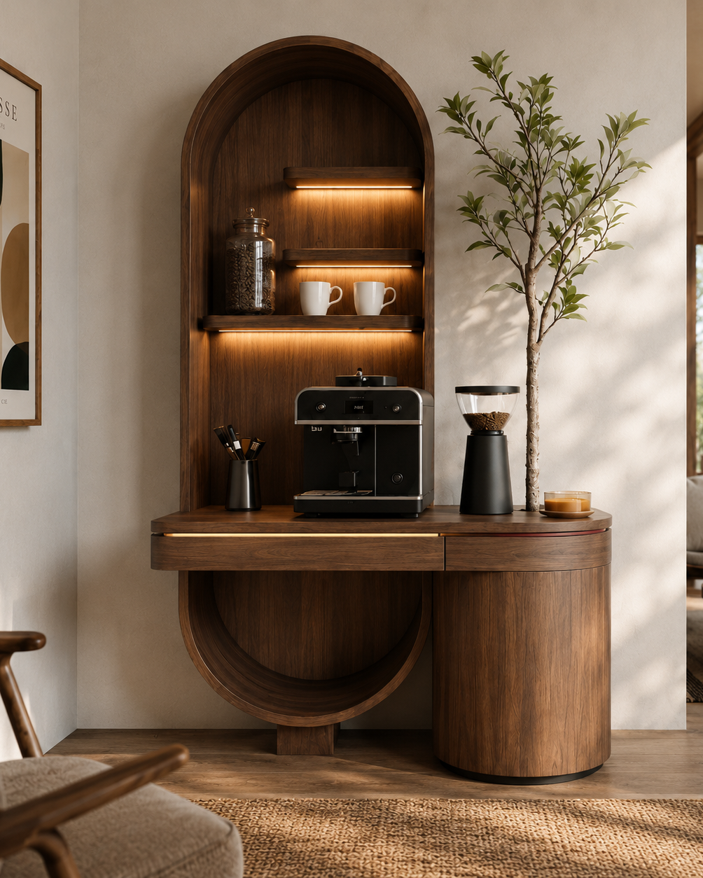 Le Ritual Coffee Bar | Wooden Coffee Station